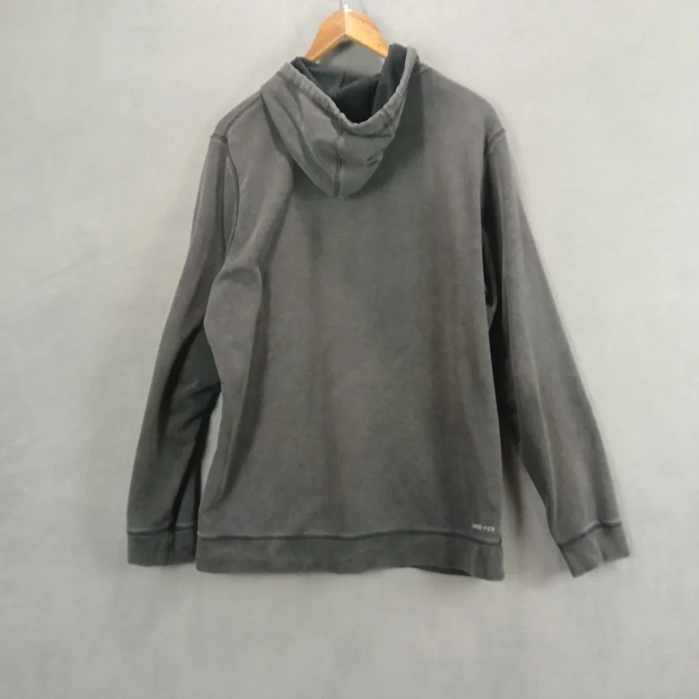 Air Jordan Dri Fit Hoodie Mens Large Dark Gray Fleece Lined Athletic Walking